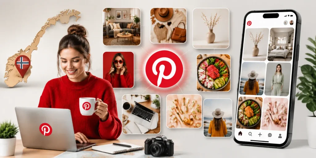Hvordan bruke Pinterest i din merkevarebygging i Norge (2026 guide)