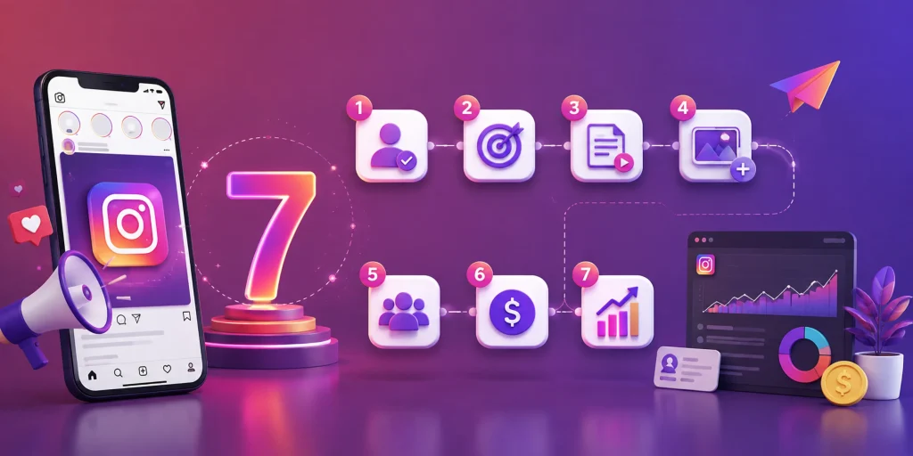 7 trinn for å sette opp betalte annonser på Instagram (2026)